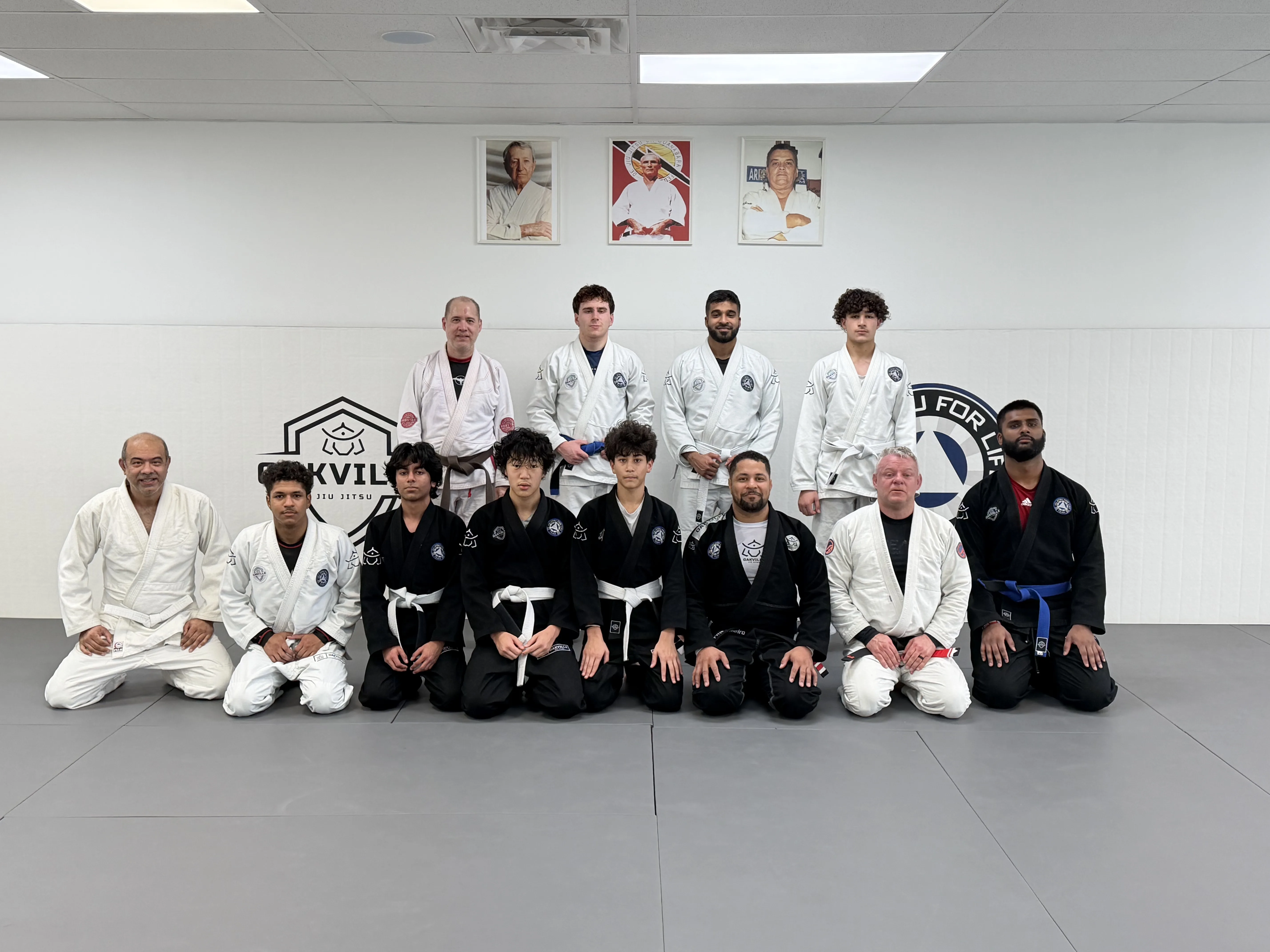 Juniors training at Oakville BJJ